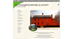 Desktop Screenshot of lloydharborhistoricalsociety.org
